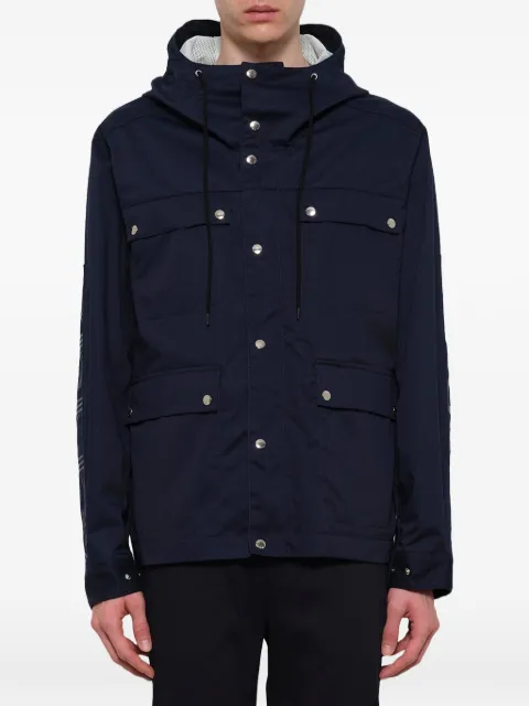 Kenzo Paris logo-print parka Blue F855OU2221NF77