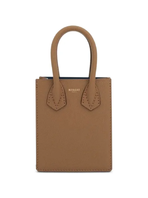 Moreau Suite BB leather mini bag Brown SUITEBBBULL