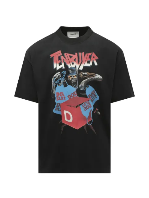 Doublet Tenbuyer graphic-print T-shirt Black 25SS78CS390