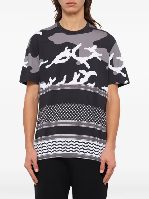 Neil Barrett camouflage-print T-shirt Black BJT72M