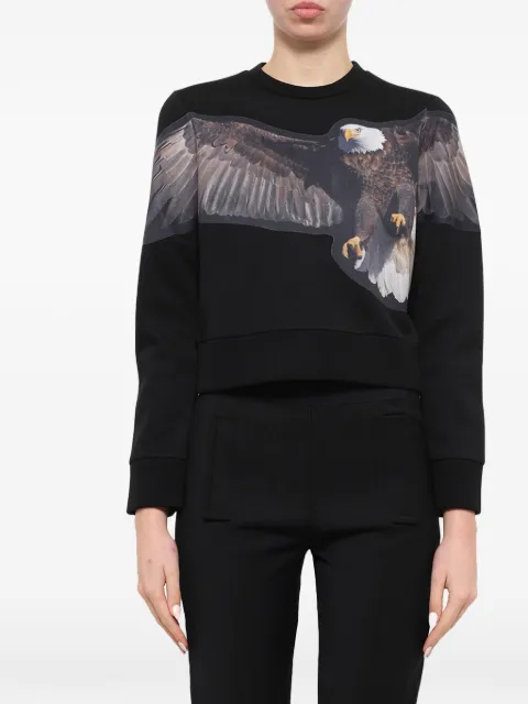 Neil Barrett eagle-print sweatshirt Black NJS47A