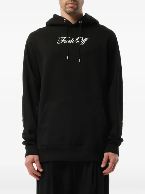 Mastermind Japan logo-print drawstring hoodie Black 17SPMMSW02A