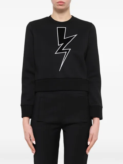 Neil Barrett graphic-print sweatshirt Black PNJS65P01