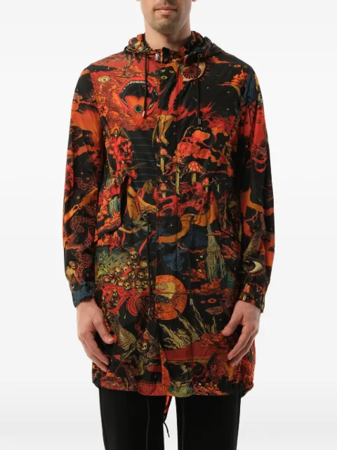 Givenchy Underworld graphic-print parka Black BM001L1Y16