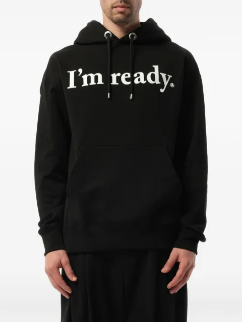 Mastermind Japan skull-print drawstring hoodie Black 17SPMMSW16