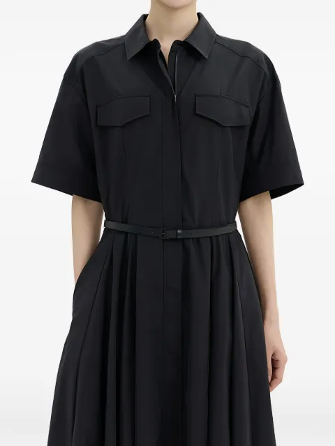 Juun.J pleated shirt dress Black JW6471W525