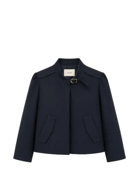 Dorothee Schumacher buckle-collar jacket Blue 548002
