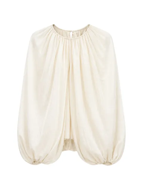 Dorothee Schumacher balloon-sleeve blouse Neutrals 549236