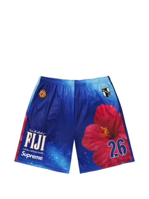 Supreme Fiji graphic-print shorts Blue SU27518