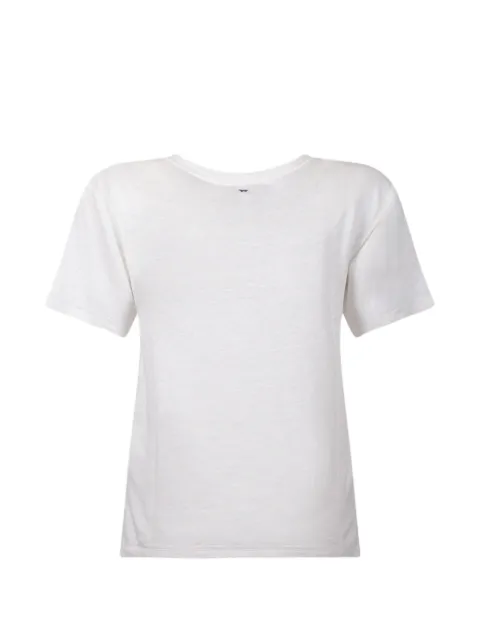 Weekend Max Mara butterfly-logo boat-neck T-shirt White 5941052600