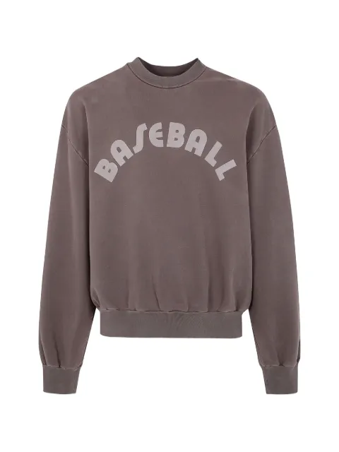 Fear Of God Baseball lettering-print sweater Brown FG9M129934BHF