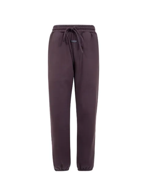Fear Of God logo-patch drawstring track pants Purple FG9M159973BHF