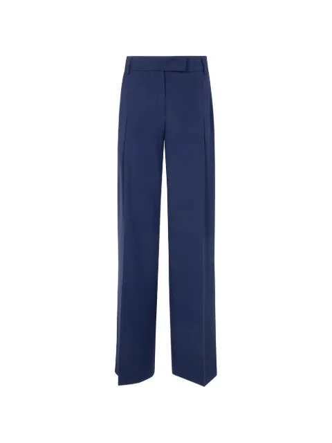 DRHOPE pleated straight-leg trousers Blue 488814415