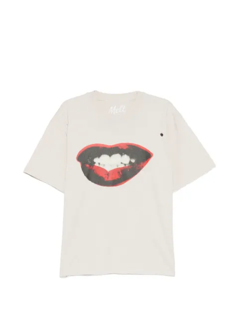 Melt graphic-print T-shirt Neutrals MS5341
