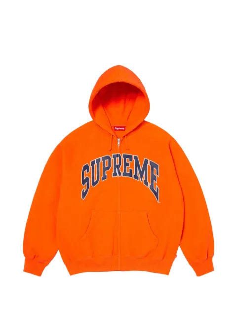 Supreme cracked raglan hoodie Orange SU27505