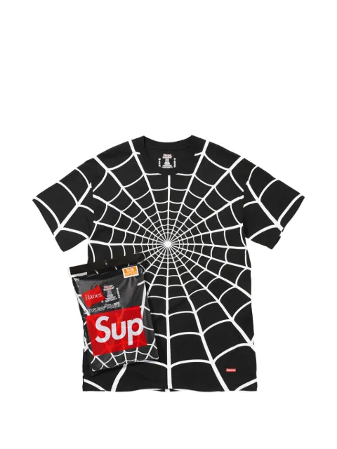 Supreme x Hanes Spider-Man Tagless T-shirt (set of two) Black SU27509