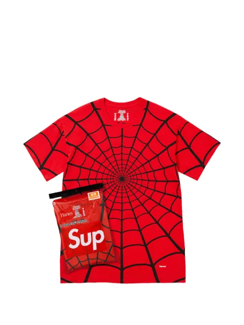 Supreme Hanes Spider-Man graphic-print T-shirt Red SU27508