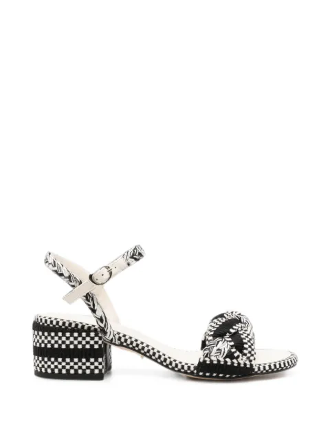 AMAMBAIH Nora braided-strap sandals Black NORA