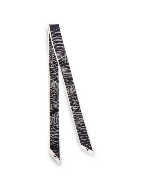Elisabetta Franchi abstract-pattern scarf Black FO18F62E2