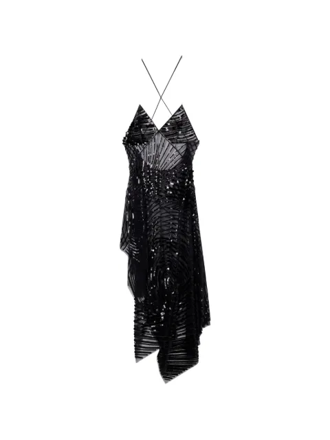 PUCCI embroidered tulle dress Black 6HRI086H897