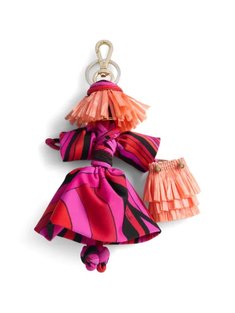 PUCCI bag charm in Iride print Pink 6HSJ526H875