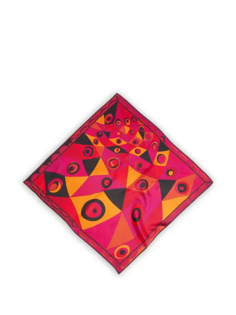 PUCCI Angoli-print silk scarf Pink 6HGB466HC