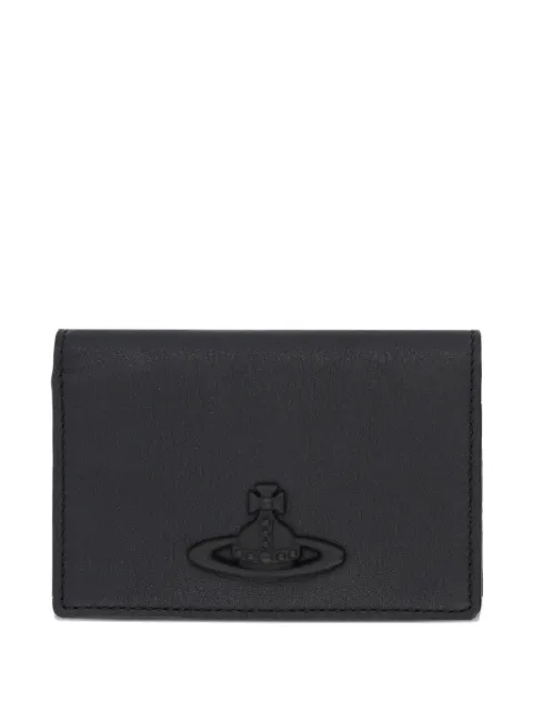 Vivienne Westwood Orb-plaque leather wallet Black 54020012WL00DWN401