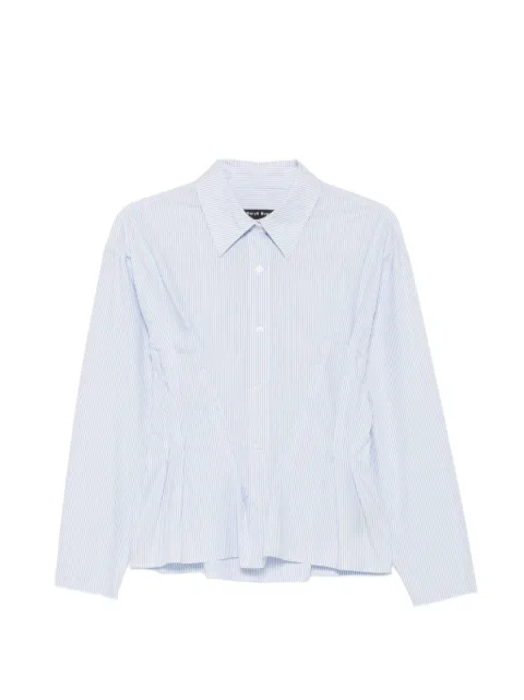 MERYLL ROGGE striped pleated shirt Blue 400447WS26