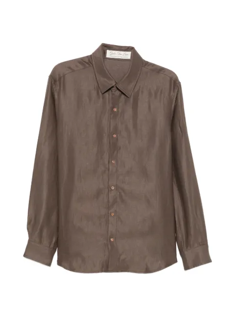 GOD'S TRUE LINEN long-sleeve linen shirt Neutrals SP26U1208MWLCOA