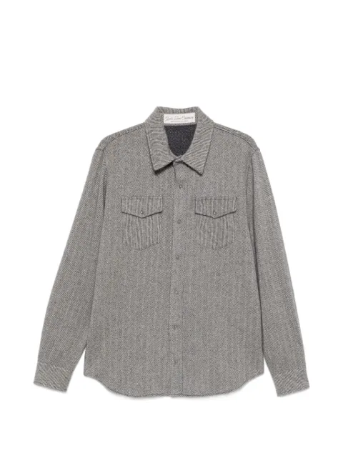 GOD'S TRUE CASHMERE button-down cashmere shirt Grey FW25U1111CDMSLD