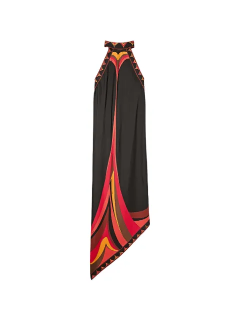 PUCCI Fari-print silk dress Black 6HRH076H822