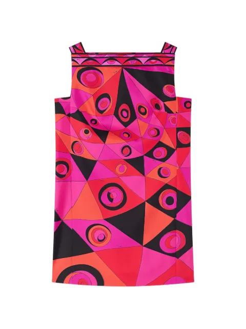PUCCI Occhi-print silk dress Pink 6HRG546H721