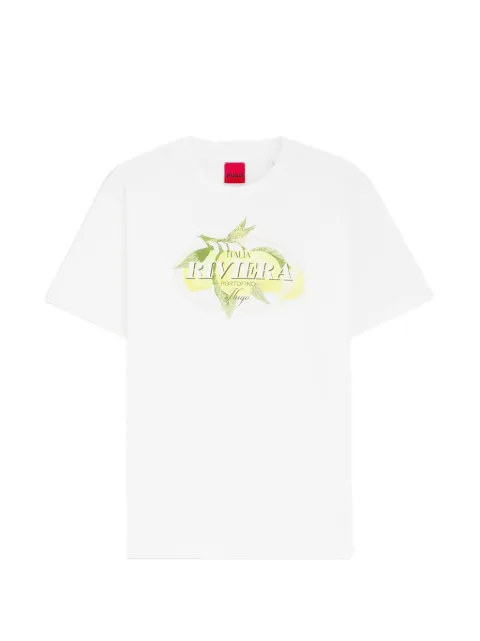 HUGO graphic-print T-shirt White 50561264