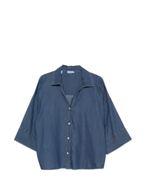 ZANETTI button-up denim shirt Blue ZB8122A11154