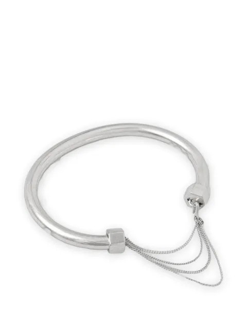 AllSaints hex-nut draped-chain bracelet Silver 37540460