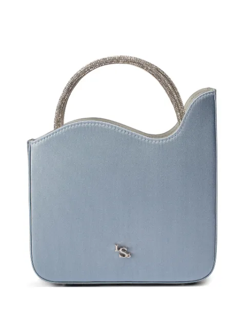 Le Silla mini Ivy crystal-embellished wave-edge bag Blue 9992ZBAGXXXXSAT