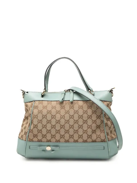 Gucci Pre-Owned 2000-2015 GG Canvas Mayfair satchel Neutrals WAK73QZAPCTQOD3N
