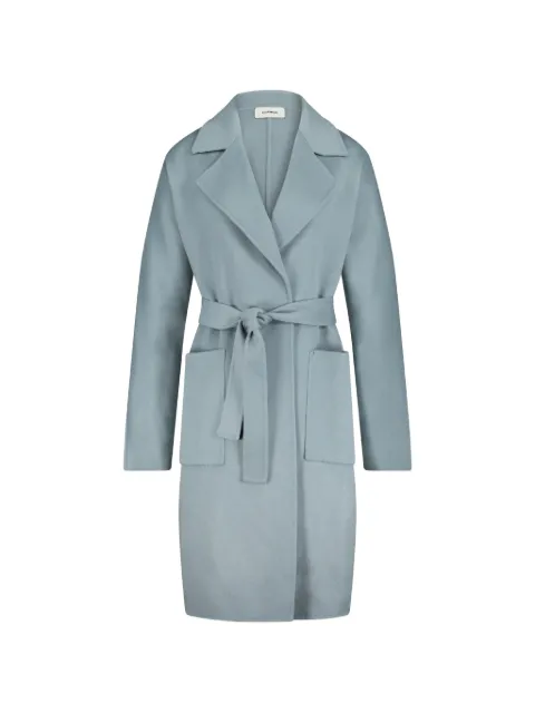 CHAMOIS Fou Monaco belted coat Blue CCLF98