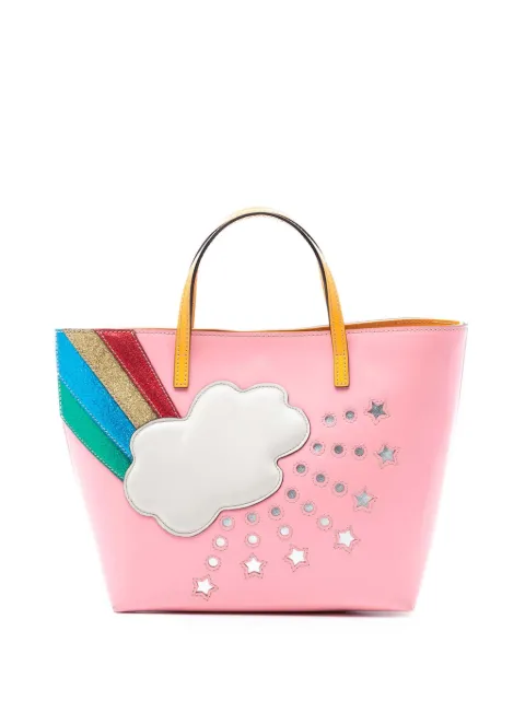 Gucci Pre-Owned 2016-2026 Childrens Leather Rainbow Cloud Tote handbag Pink TVJI06D7MIWN8GH6