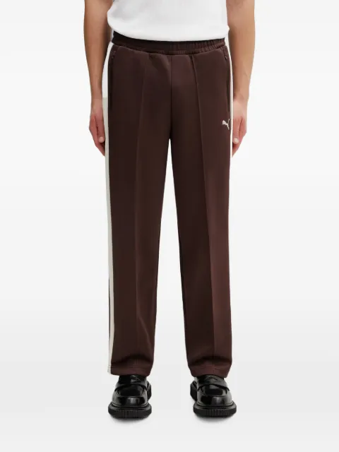 PUMA side-stripe track pants Brown 629589