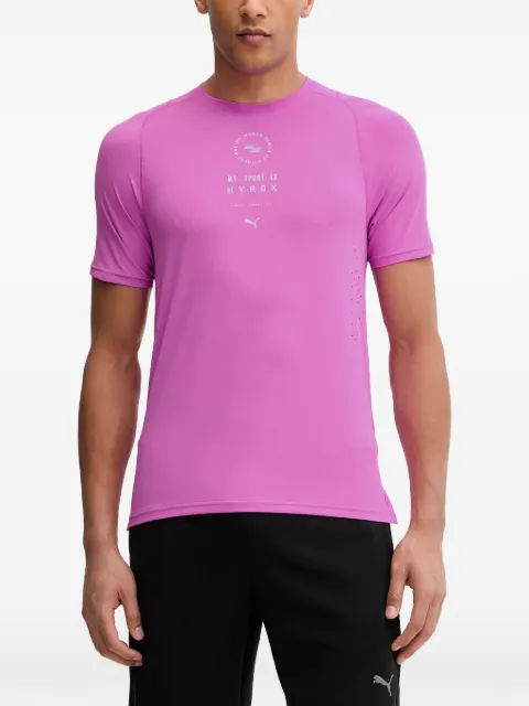 PUMA x Hyrox Dryelite logo-print T-shirt Pink 528567