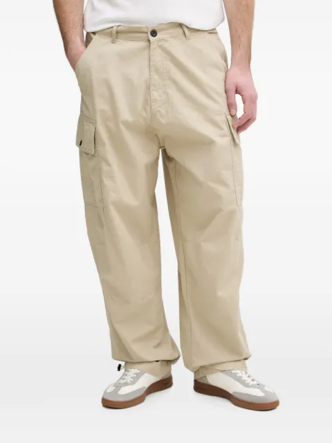Alpha Industries drawstring-hem wide-leg trousers Neutrals 258200