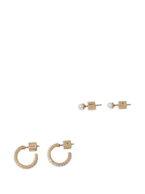 AllSaints faux-pearl embellished earrings Gold 37570107