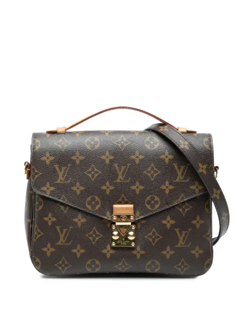 Louis Vuitton Pre-Owned 2015 Monogram Pochette Metis satchel Brown OKXV77H7C053W9IH