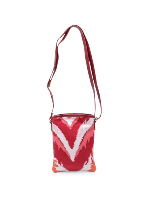Missoni Pre-Owned zigzag crossbody bag Red GILTPUUSBA735848W
