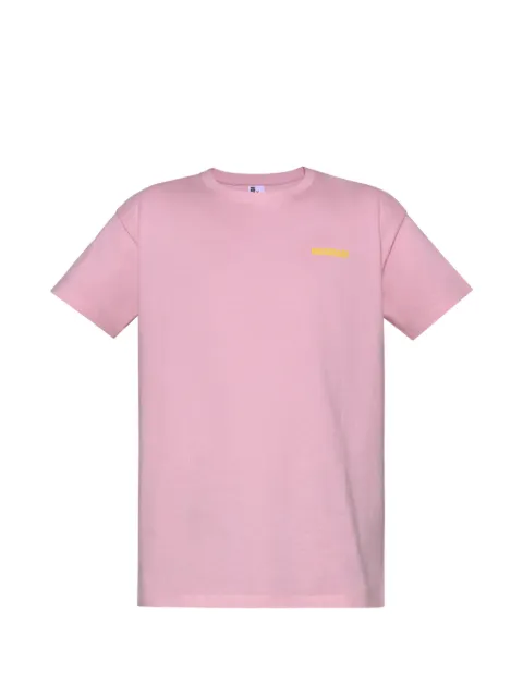 MUZARADI logo-print T-shirt Pink MZRD42