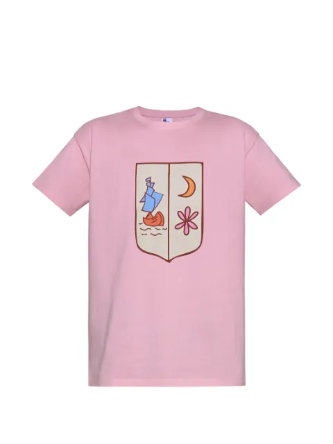 MUZARADI graphic-print T-shirt Pink MZRD41