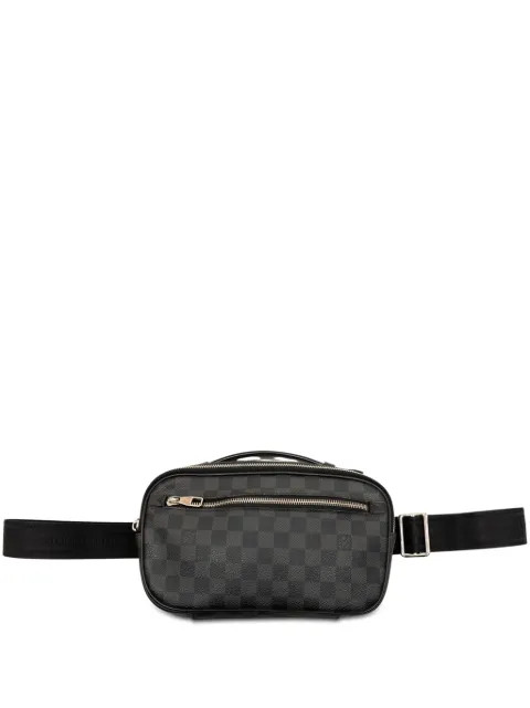 Louis Vuitton Pre-Owned 2014 Damier Graphite Ambler belt bag Black 47IIZORBU716REGH