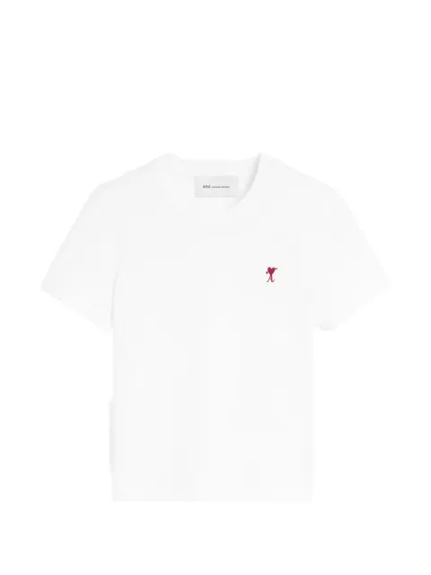 AMI Paris cotton T-shirt White H26FTS409JE0270