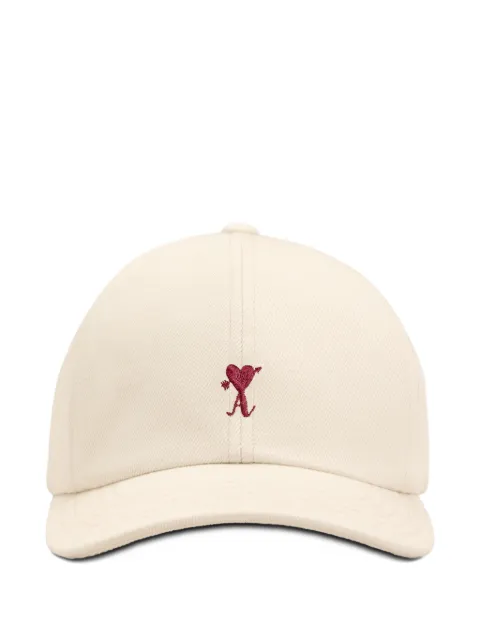 AMI Paris cotton arrow cap Neutrals H26UCP287AW0041